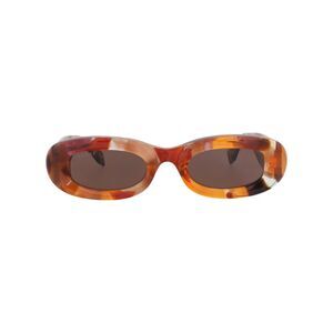 Gucci Round-Frame Recycled Acetate Sunglasses Multi Womens